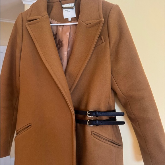 Ted Baker Brown Long Coat - Picture 7 of 9